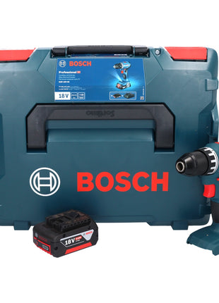 Taladro atornillador a batería Bosch GSR 18V-45 18 V 45 Nm sin escobillas + 1x batería 5,0 Ah + L-Boxx - sin cargador