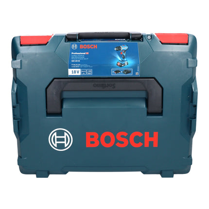 Taladradora atornilladora a batería Bosch GSR 18V-45 18 V 45 Nm sin escobillas + 2x acumulador 5,0 Ah + cargador + L-Boxx