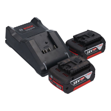 Taladradora atornilladora a batería Bosch GSR 18V-45 18 V 45 Nm sin escobillas + 2x acumulador 5,0 Ah + cargador + L-Boxx