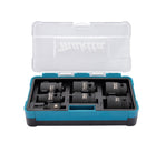 Makita B-69733 Juego de llaves de vaso Azul Negro 7 piezas 1/2