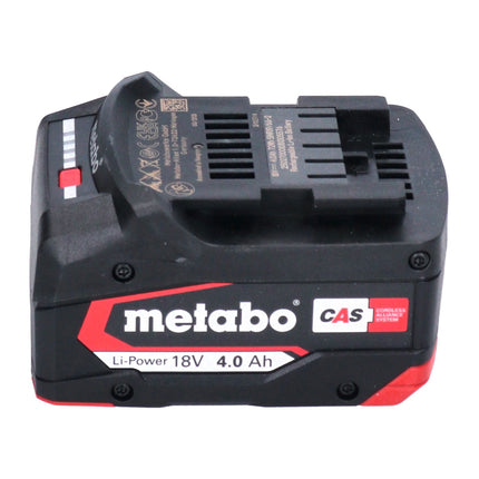 Metabo W 18 L 9-125 Amoladora angular de batería Quick 18 V 125 mm + 1x batería 4,0 Ah + metaBOX - sin cargador