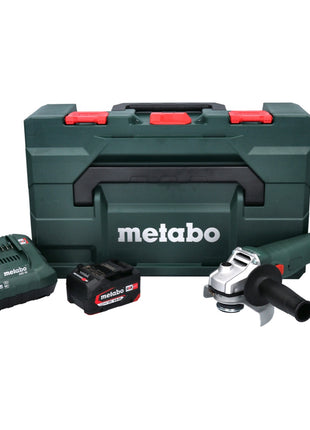 Metabo W 18 L 9-125 Quick Akku Winkelschleifer 18 V 125 mm + 1x Akku 4,0 Ah + Ladegerät + metaBOX