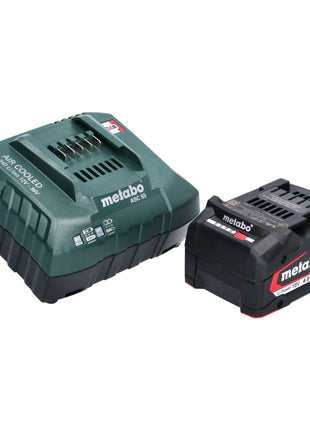 Metabo W 18 L 9-125 Quick Meuleuse d'angle sans fil 18 V 125 mm + 1x batterie 4,0 Ah + chargeur + metaBOX