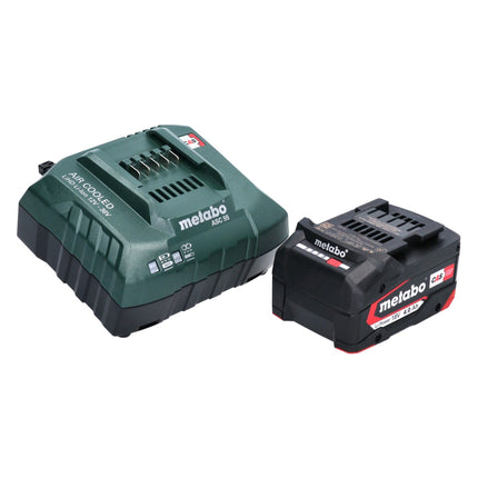 Metabo W 18 L 9-125 Amoladora angular de batería Quick 18 V 125 mm + 1x batería 4,0 Ah + cargador + metaBOX