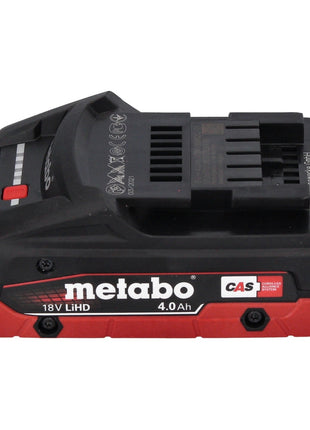 Metabo W 18 L 9-125 Quick Meuleuse d'angle sans fil 18 V 125 mm + 1x batterie 4,0 Ah + metaBOX - sans chargeur