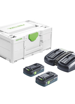 Festool Energie Set SYS 18V 2x4,0/TCL 6 DUO 18 V ( 577109 ) + 2x Akku 4,0 Ah + Ladegerät + Systainer - Toolbrothers