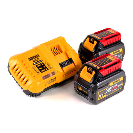 DeWalt DCB 118 T2 XR FLEXVOLT Set de démarrage + 2x batterie 6,0 Ah