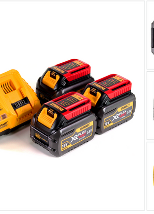 Set básico DeWalt DCB 118 T3 XR FLEXVOLT + 3x batería DCB 546 6,0 Ah