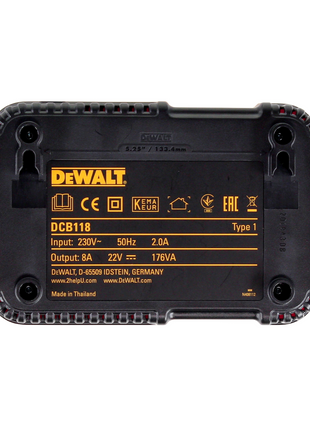 Zestaw startowy DeWalt DCB 118 X2 FlexVolt 54 V / 18 V + 2x akumulator DCB 547 9,0 Ah