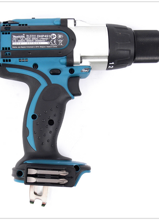 Taladro percutor inalámbrico Makita DHP 451 Z 18 V 80 Nm Solo - sin batería, sin cargador