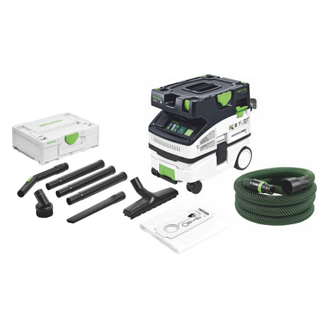 Festool CTL MINI I CLEANTEC Absaugmobil 10 l Staubkl. L ( 574840 ) + RS-ST D 27/36-Plus Standart Reinigungsset ( 577257 ) - Toolbrothers