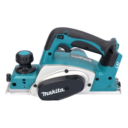 Makita DKP 180 RFJ cordless planer 18 V 82 mm + 2x rechargeable battery 3.0 Ah + charger + Makpac