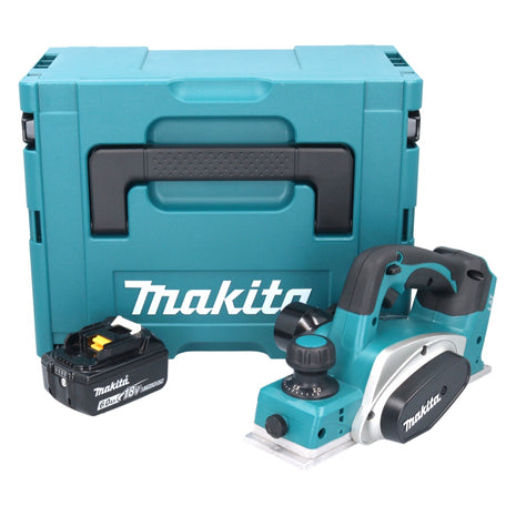 Pialla a batteria Makita DKP 180 G1J 18 V 82 mm + 1x batteria ricaricabile 6,0 Ah + Makpac - senza caricabatterie