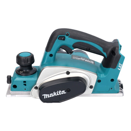 Makita DKP 180 RGJ cordless planer 18 V 82 mm + 2x rechargeable battery 6.0 Ah + charger + Makpac
