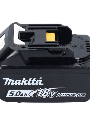 Makita DMR 055 T1 radio a batería 18 V FM con linterna Linterna 360° + 1x batería 5,0 Ah - sin cargador