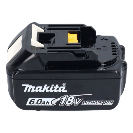 Herramienta multifunción a batería Makita DTM 52 G1JX4 18 V Starlock Max Brushless + 1x batería recargable 6,0 Ah + juego de accesorios + Makpac - sin cargador