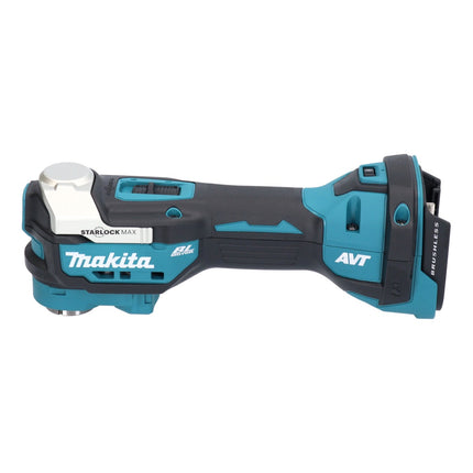 Utensile multifunzione a batteria Makita DTM 52 RGJX4 18 V Starlock Max Brushless + 2x batteria ricaricabile 6,0 Ah + caricabatterie + set di accessori + Makpac