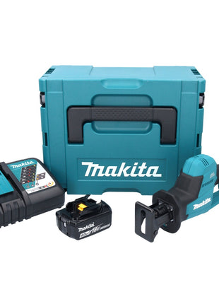 Makita DJR 189 RM1J Akku Reciprosäge Säbelsäge 18 V Brushless + 1x Akku 4,0 Ah + Ladegerät + Makpac - Toolbrothers