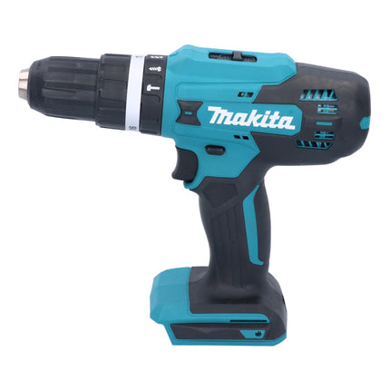 Taladro percutor inalámbrico Makita HP 488 DWYJ 18 V 42 Nm serie G + 2x baterías 1,5 Ah + cargador + Makpac