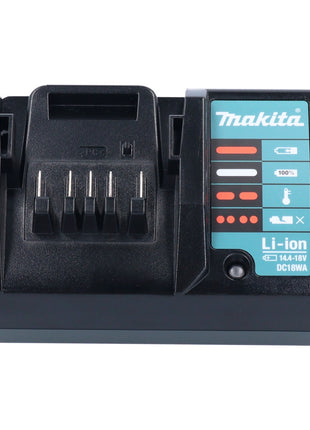 Kit source d'alimentation Makita 1x batterie BL 1815 G 18 V 1,5 Ah / 1500 mAh série G (198186-3) + chargeur DC 18 WA (195423-6)