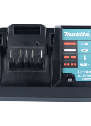 Kit de fuente de alimentación Makita 2x batería BL 1815 G 18 V 1,5 Ah / 1500 mAh serie G (2x 198186-3) + cargador DC 18 WA (195423-6)