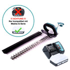 Makita UH22DWY1 Cordless hedge trimmer 52cm G Series 18V + 1x Battery 1.5Ah + Charger