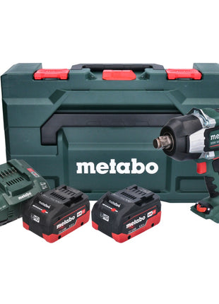 Metabo SSW 18 LTX 1750 BL akumulatorowy klucz udarowy 18 V 1750 Nm 3/4" bezszczotkowy ( 602402660 ) + 2x akumulator 5,5 Ah + ładowarka + metaBOX