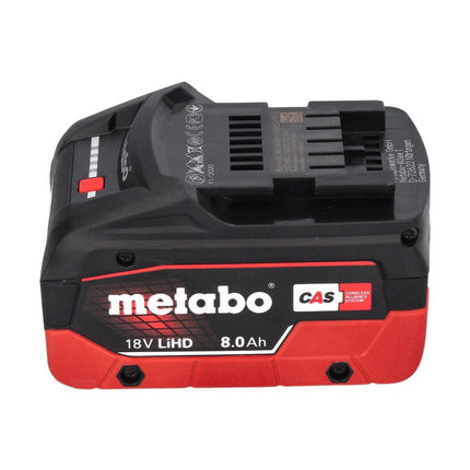 Metabo SSW 18 LTX 1750 BL llave de impacto sin cable 18 V 1750 Nm 3/4" sin escobillas + 1x batería recargable 8,0 Ah + metaBOX - sin cargador
