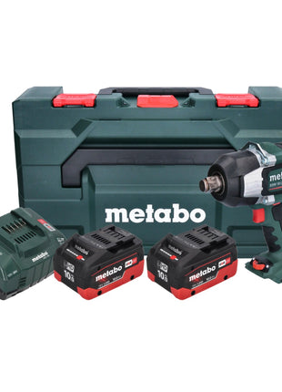 Metabo SSW 18 LTX 1750 BL akumulatorowy klucz udarowy 18 V 1750 Nm 3/4" bezszczotkowy + 2x akumulator 10,0 Ah + ładowarka + metaBOX