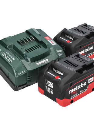 Metabo SSW 18 LTX 1750 BL Atornillador de impacto a batería 18 V 1750 Nm 3/4" sin escobillas + 2x batería 10,0 Ah + cargador + metaBOX