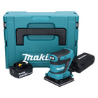 Makita DBO 480 M1J Akku Schwingschleifer 18 V 112 x 102 mm + 1x Akku 4,0 Ah + Makpac - ohne Ladegerät