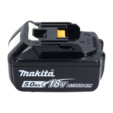 Makita DBO 481 T1 levigatrice orbitale a batteria 18 V 112 x 102 mm + 1x batteria ricaricabile 5,0 Ah - senza caricabatterie