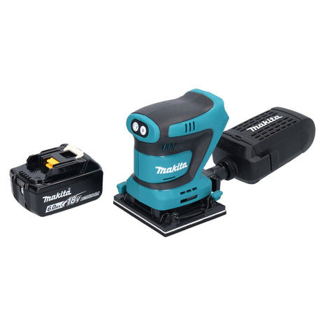 Makita DBO481G1 Cordless Finishing Sander 112 x 102mm 18V + 1x Battery 6.0Ah - without Charger