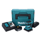 Makita DBO 481 RM1J Cordless orbital sander 18 V 112 x 102 mm + 1x rechargeable battery 4.0 Ah + charger + Makpac