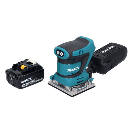 Makita DBO482G1 Cordless Finishing Sander 112x102mm 18V + 1x Battery 6.0Ah - without charger