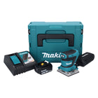 Lijadora vibratoria Makita DBO482RT1J sin cable 112x102mm 18V + 1x Batería 5.0Ah + Cargador + Maletín Makpac