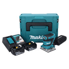 Makita DBO 482 RTJ akumulatorowa szlifierka oscylacyjna 18 V 112 x 102 mm + 2x akumulator 5,0 Ah + ładowarka + Makpac