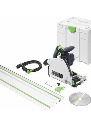 Festool TS 60 KEBQ-Plus-FS Tauchsäge 1500 Watt 168 mm + Führungsschiene 1400 mm + Systainer ( 577417 ) - Toolbrothers