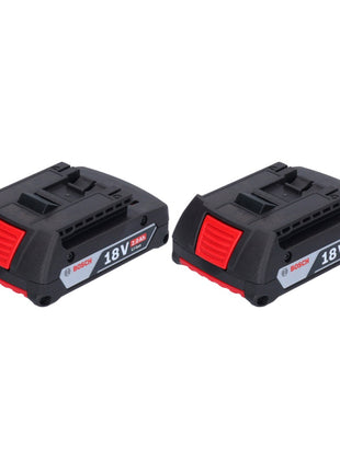 Bosch Akku Set 2x GBA 18 V 2,0 Ah / 2000 mAh Li-Ion  Einschub Akku ( 2x 1600Z00036 ) - Toolbrothers