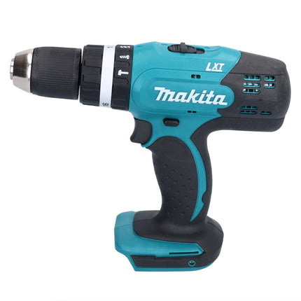 Taladro percutor inalámbrico Makita DHP 453 RG1X1 18 V 42 Nm + 1x batería 6,0 Ah + cargador + set de accesorios 74 piezas + estuche
