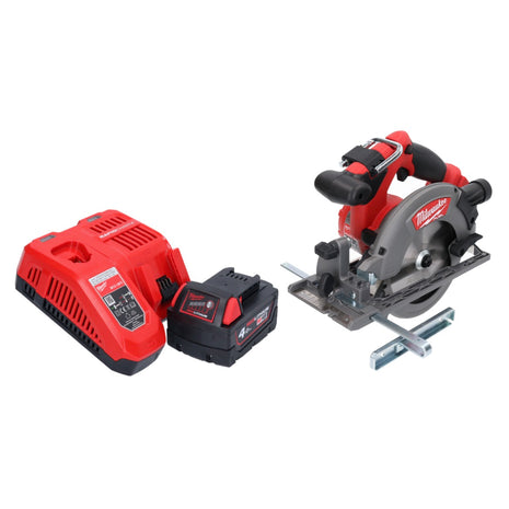 Sierra circular de batería Milwaukee M18 CCS55-401 18 V 165 mm + 1x batería 4,0 Ah + cargador