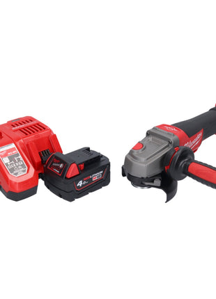 Amoladora angular a batería Milwaukee M18 CAG115XPDB-401 18 V 115 mm sin escobillas + 1x batería 4,0 Ah + cargador