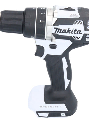 Makita DHP 484 RT1X1W taladro percutor inalámbrico 18 V 54 Nm sin escobillas blanco + 1x batería 5,0 Ah + cargador + set de accesorios 74 piezas + estuche