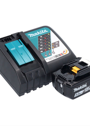 Makita DTD 152 RT1X1 llave de impacto a batería 18 V 165 Nm 1/4" + 1x batería 5,0 Ah + cargador + set de accesorios 74 piezas + estuche