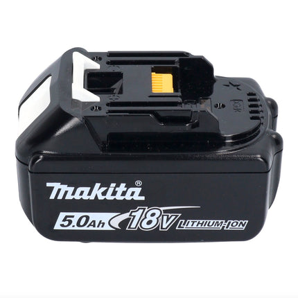 Makita DTD 171 T1X1 llave de impacto a batería 18 V 180 Nm 1/4" sin escobillas + 1x batería 5,0 Ah + set de accesorios 74 piezas + maletín - sin cargador