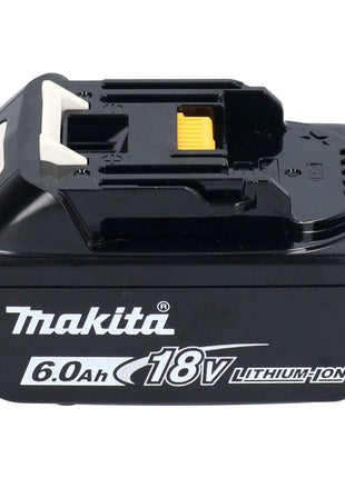 Makita DTD 171 G1X1 llave de impacto a batería 18 V 180 Nm 1/4" sin escobillas + 1x batería 6,0 Ah + set de accesorios 74 piezas + maletín - sin cargador