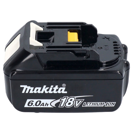 Makita DTD 171 G1X1 llave de impacto a batería 18 V 180 Nm 1/4" sin escobillas + 1x batería 6,0 Ah + set de accesorios 74 piezas + maletín - sin cargador