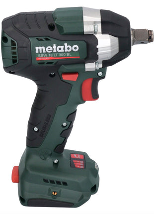 Llave de impacto a batería Metabo SSW 18 LT 300 BL 18 V 300 Nm (602398840) Brushless + metaBOX - sin batería, sin cargador