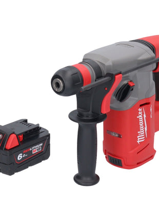 Martillo combinado a batería Milwaukee M18 CHX-601 18 V 2,5 J SDS plus sin escobillas + 1x batería 6,0 Ah - sin cargador