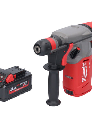 Martillo combinado a batería Milwaukee M18 CHX-801 18 V 2,5 J SDS plus sin escobillas + 1x batería 8,0 Ah - sin cargador